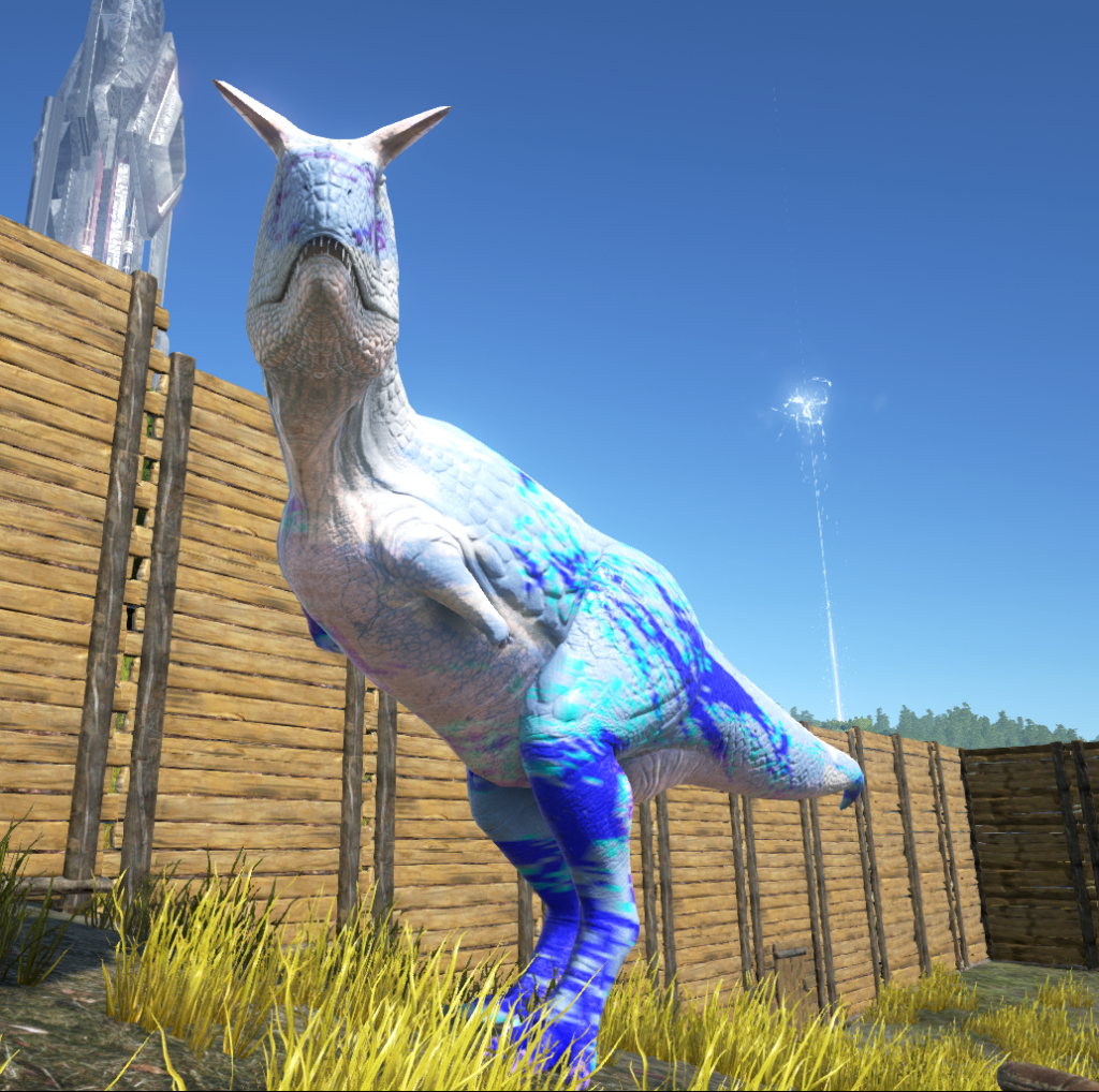 Blue Fire Carno ARKPaint The Best Paint ARK Warpaint ARK Survival