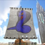 blue snake flag