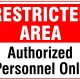 authorized personel only